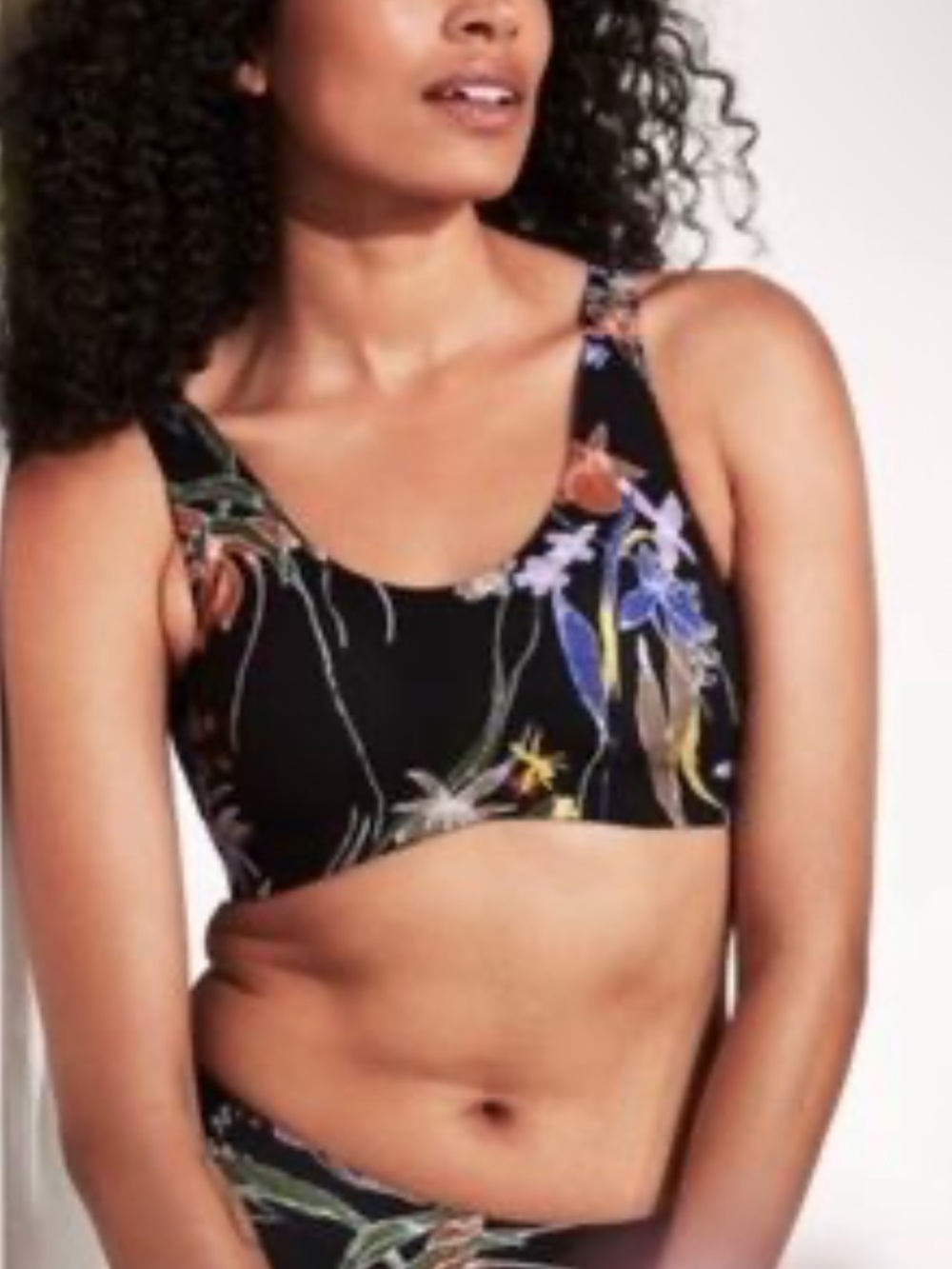 Knix LuxeLift Pullover Bra Night Garden Size Large